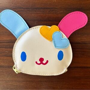 Vintage Usahana Sanrio Coin Purse case pouch face - 2003 Rare Y2K